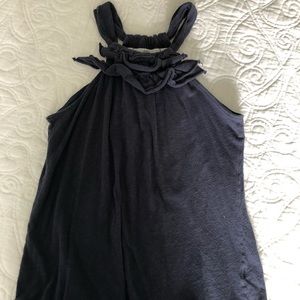 Gibson brand casual blue halter top